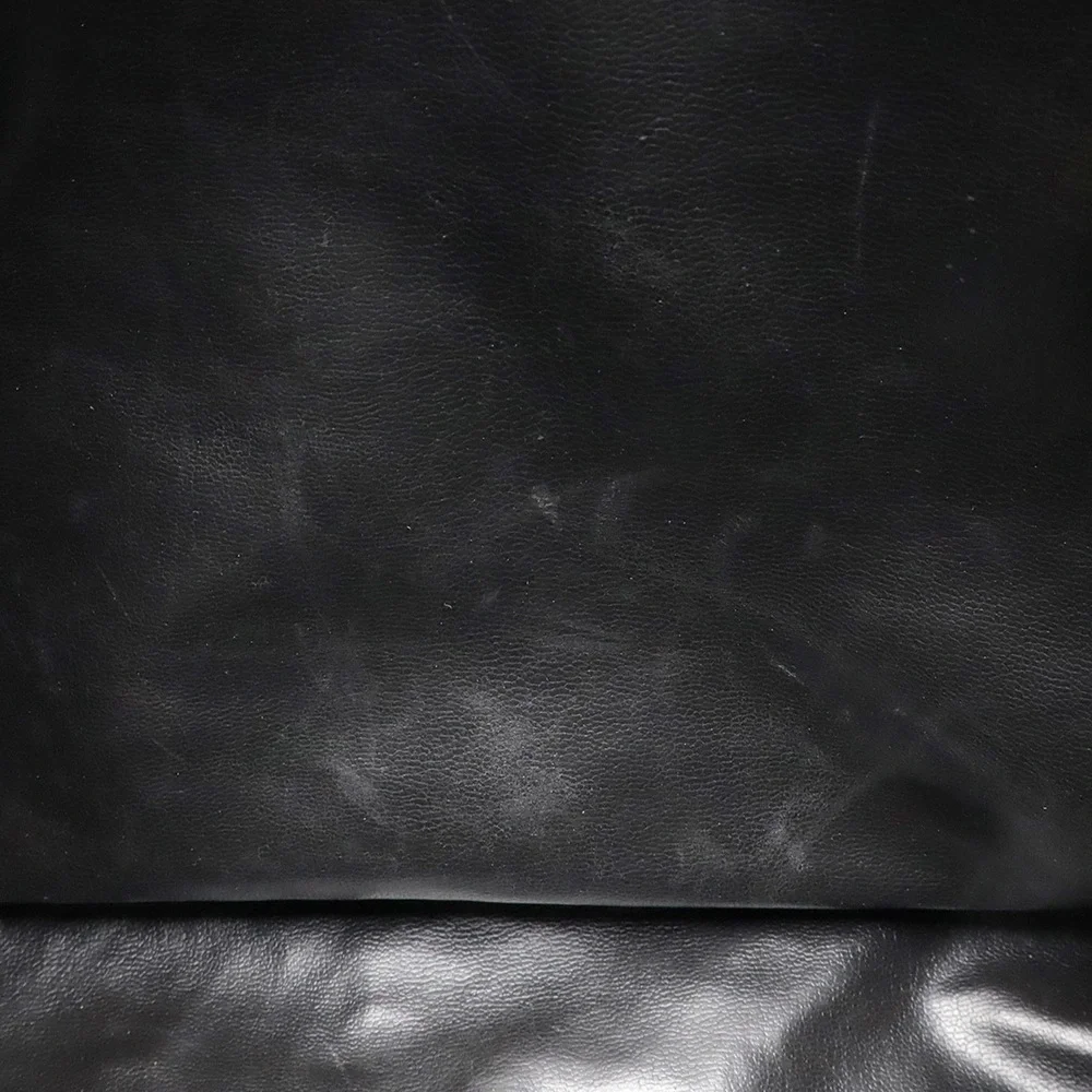 CHANEL Black Caviar Leather Logo Shoulder Bag